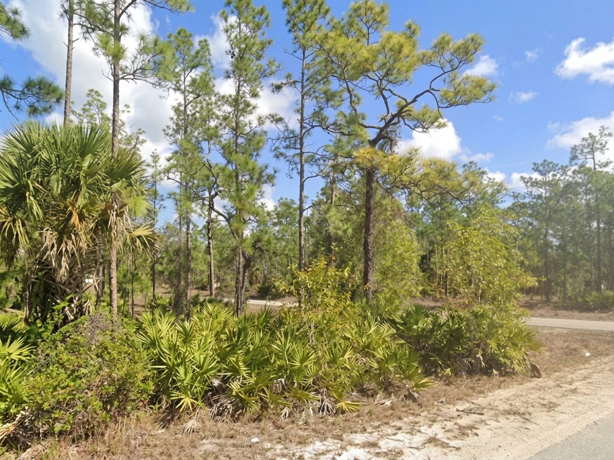 0.25-acre corner lot at 3907 Leeland Heights Boulevard East, Lehigh Acres, Florida